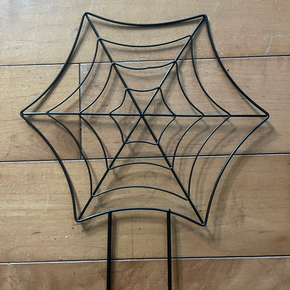 Spiderweb plant trellis